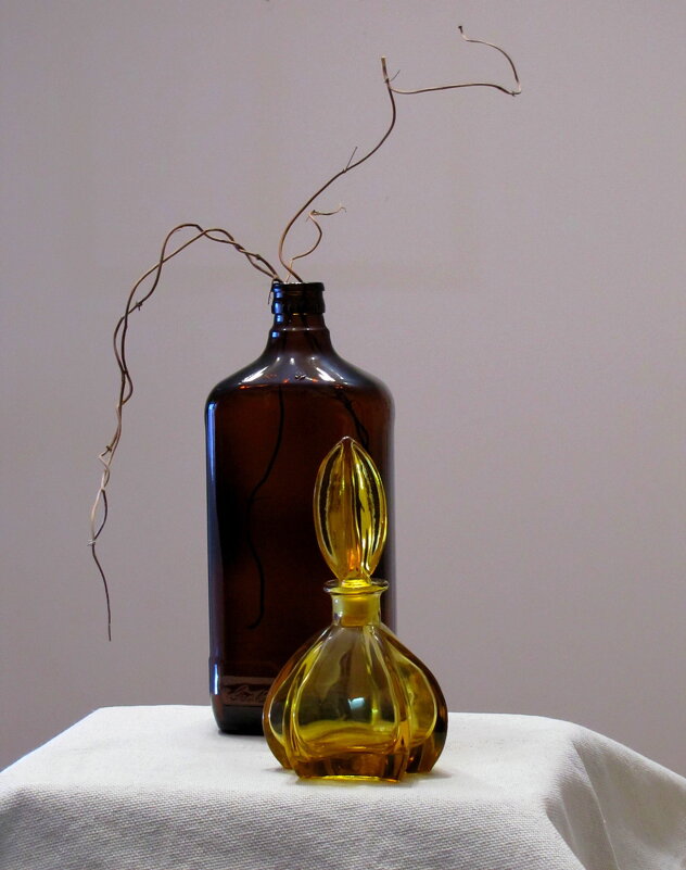 Натюрморт с бутылкой... - Татьяна Гнездилова