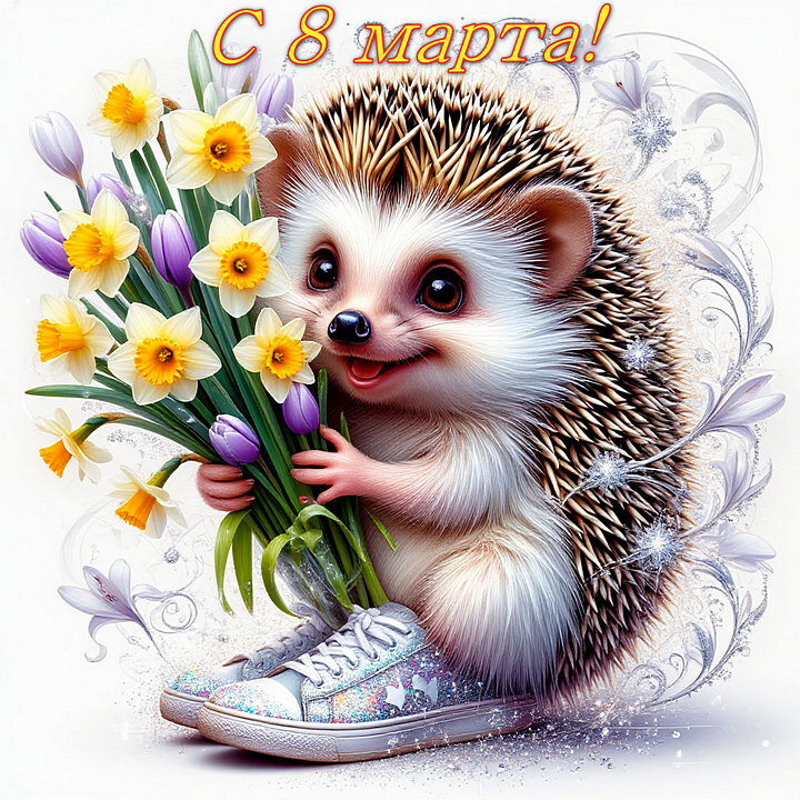 Всех женщин поздравляю с 8 марта. - Mila 