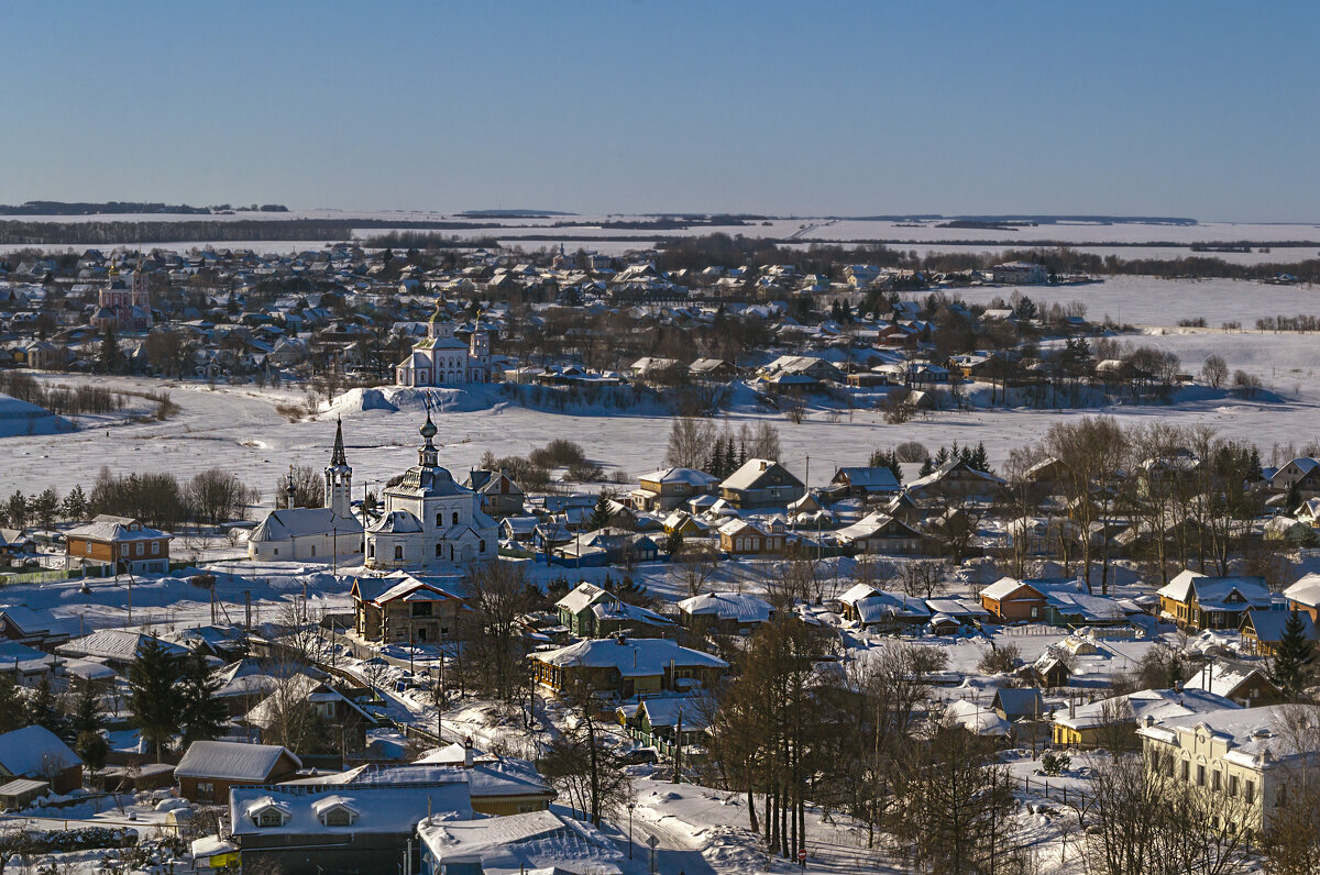 Вид Суздаля с колокольни - Сергей Цветков