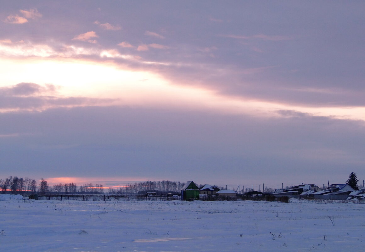 Закат января. - сергей ермошкин