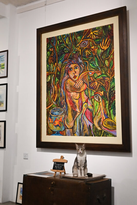 Шри-Ланка. Верный страж "шедевра" арт-галлери. - Александр Беляков