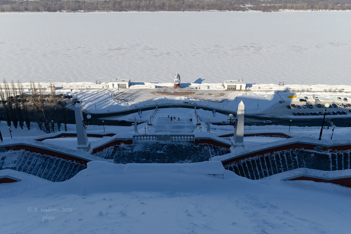 Чкаловская лестница сверху - Александр Синдерёв