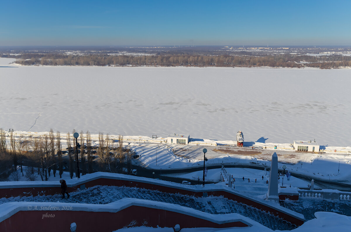 Волга с Чкаловской лестницы - Александр Синдерёв