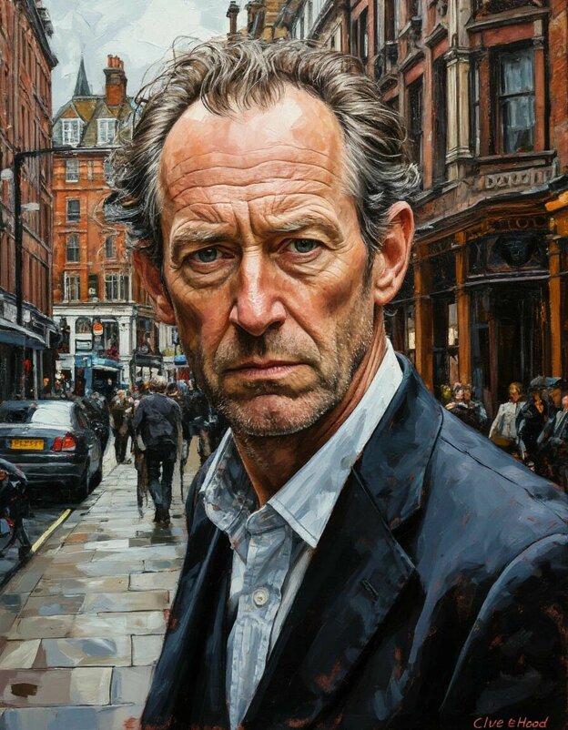 Мужчина на улице Лондона - Георгий Пичугин