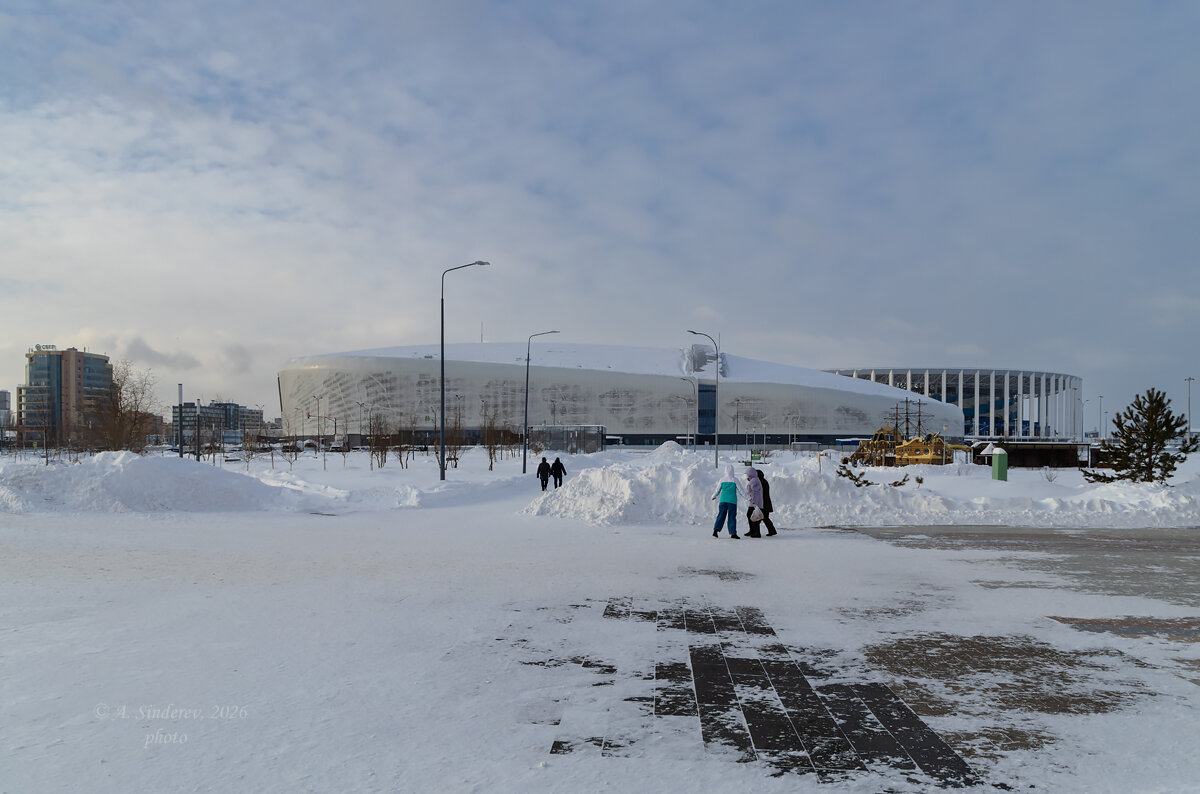 Ледовый дворец на Стрелке в Нижнем Новгороде - Александр Синдерёв