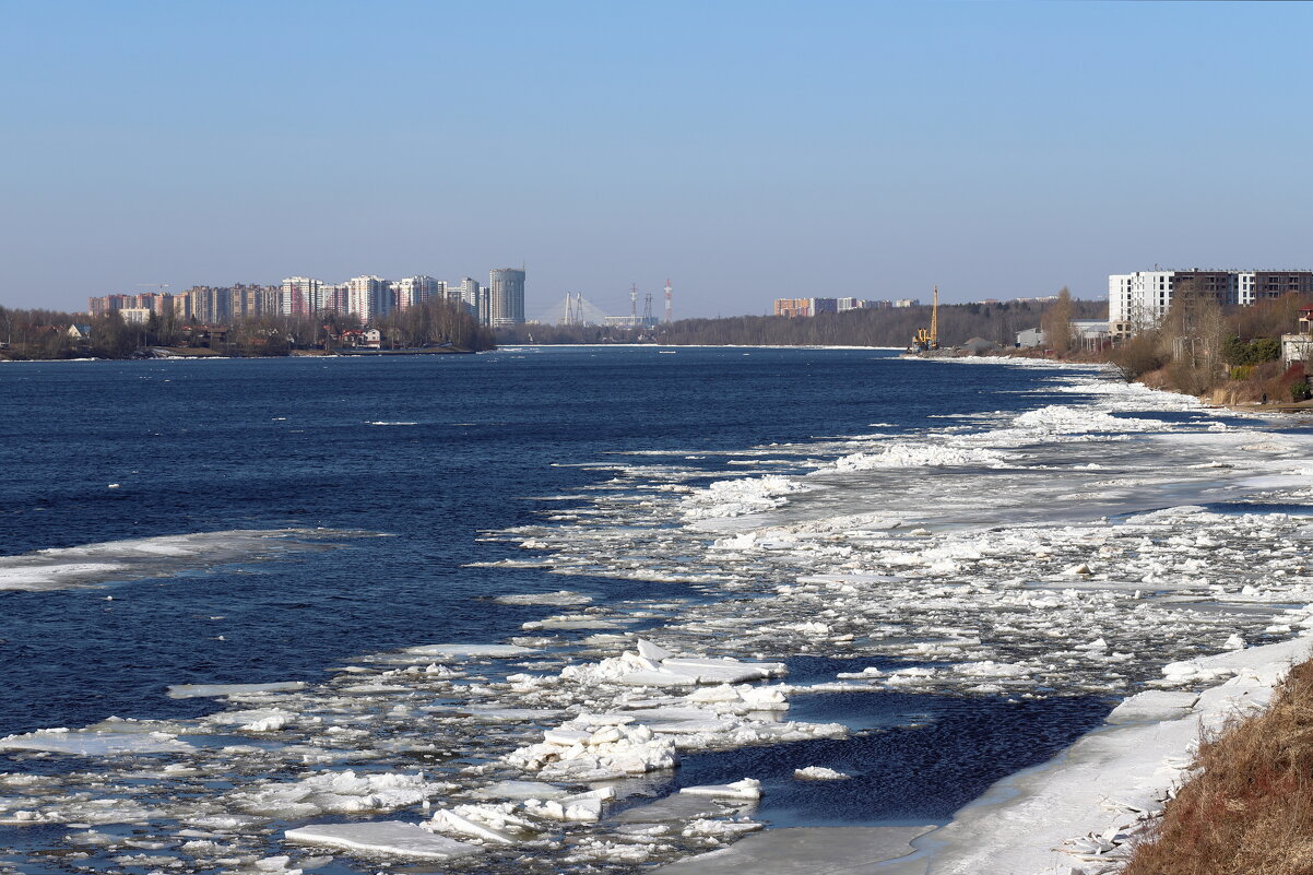 Нева (вид на Рыбацкое) - Александр Алексеенко