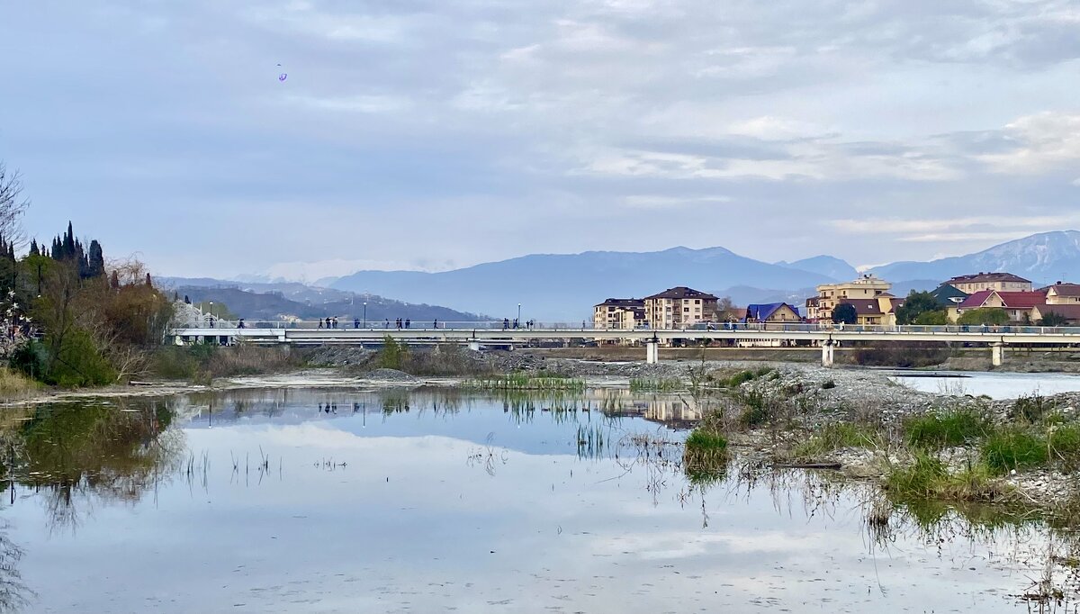 Лужа у реки Мзымта. Адлер. - Alexey YakovLev Лужа у реки Мзымта. Адлер. - Alexey YakovLev