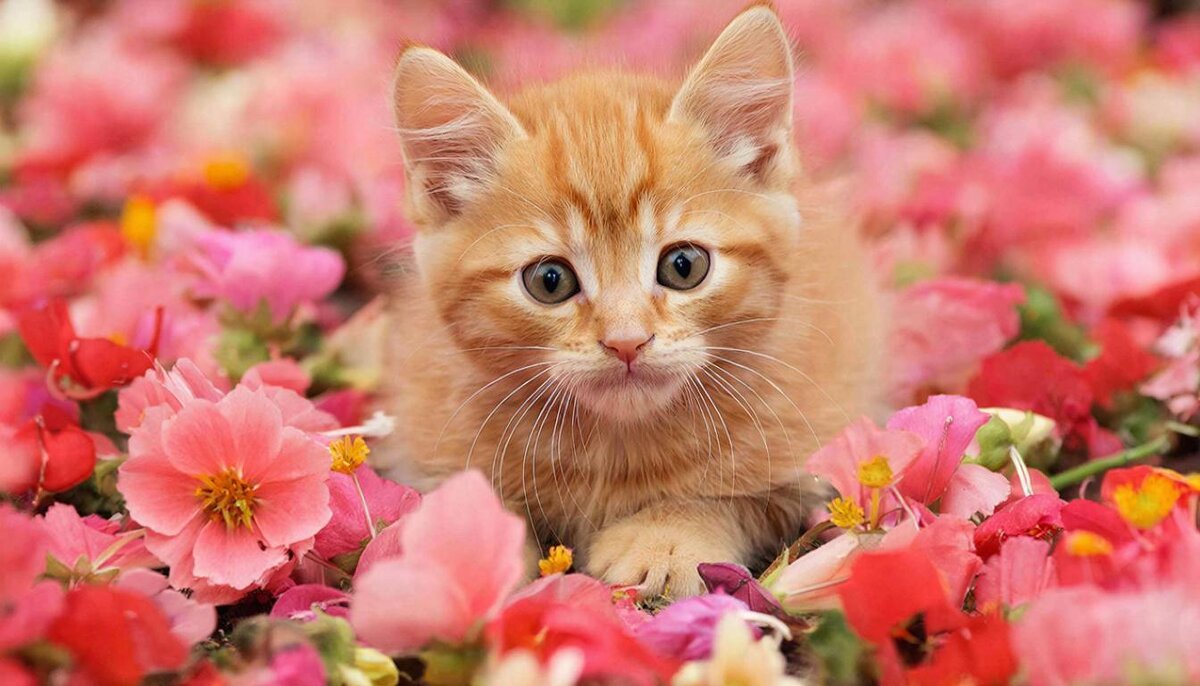 животные и цветы - МАРИЯ ПОПОВА