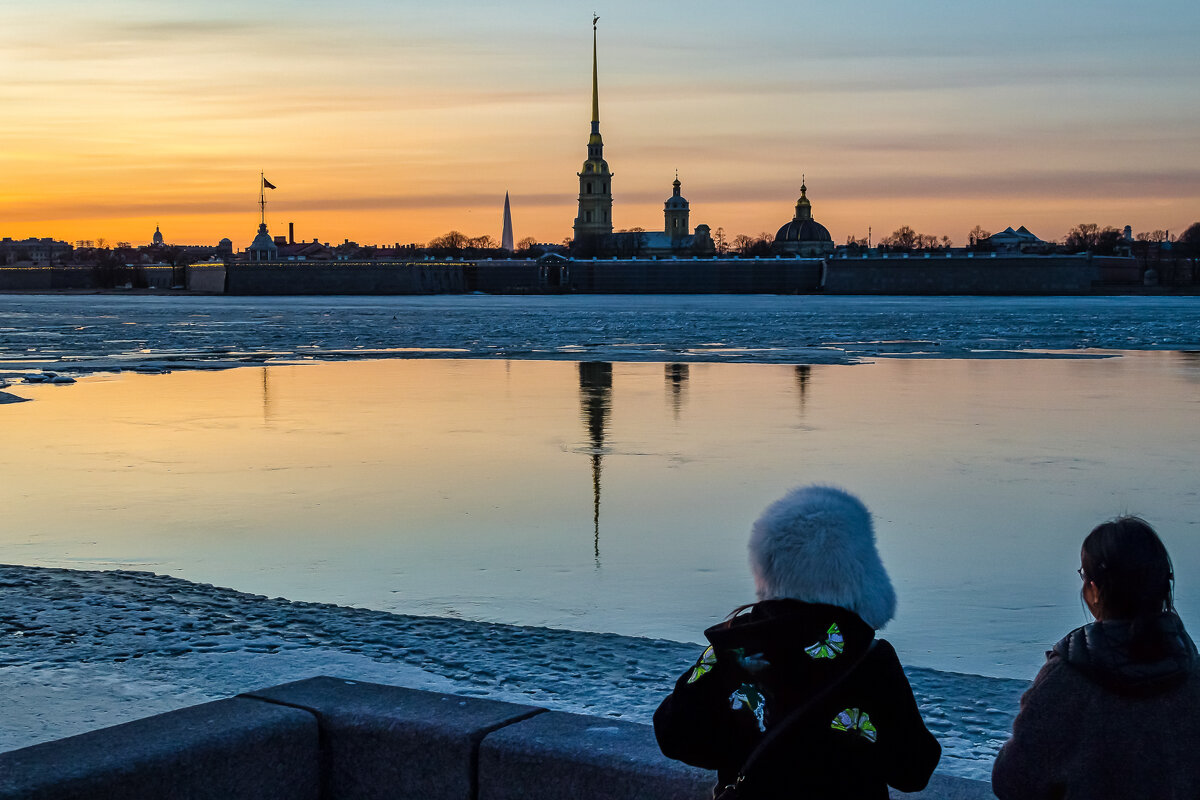 Закат на Неве (2). - Игорь Викторов