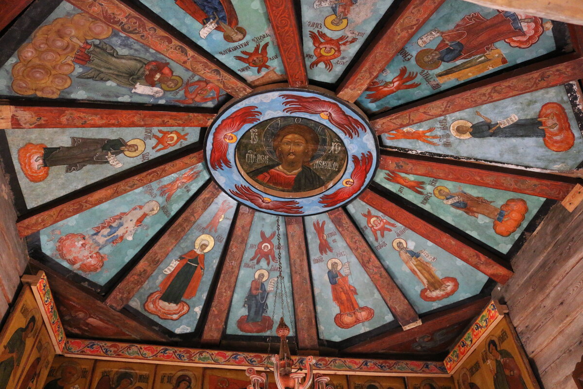 Потолки церквушек в Кижах - Ольга 