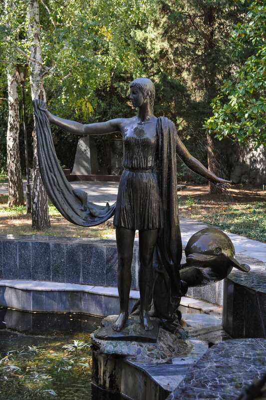 "Диана и дельфин" - Татьяна Машошина