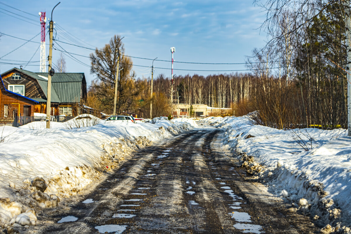 дороги растаяли снег на обочине сел - petyxov петухов