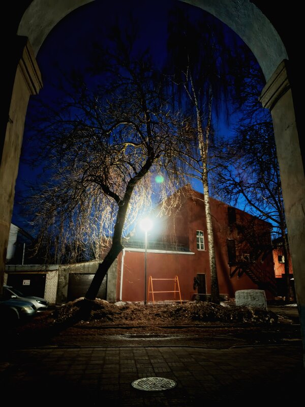 Утренний дворик. - Vladimir Semenchukov