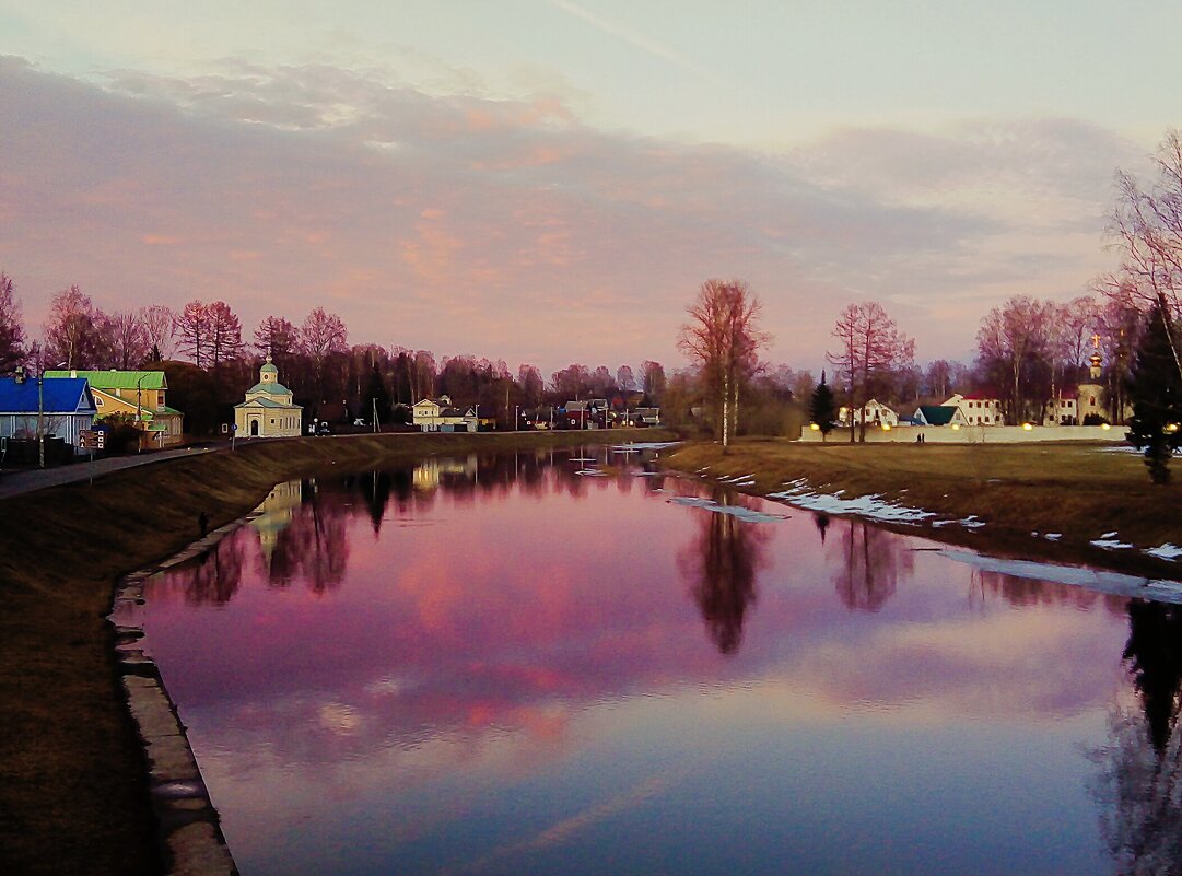 вечер на реке Тихвинка - Сергей Кочнев