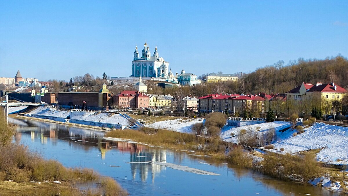 Весенний город. - Милешкин Владимир Алексеевич 