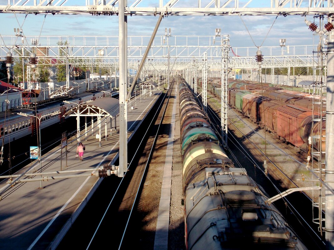 На станции летом - Фотогруппа Весна