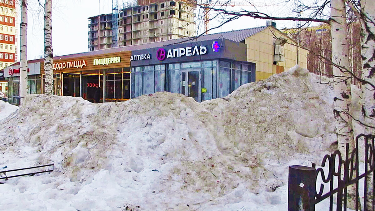 Март...О превращении сугробов в лужи! - Владимир 