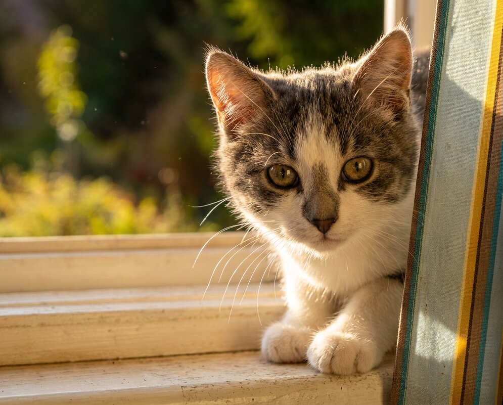 Котик на окне - Лилия 