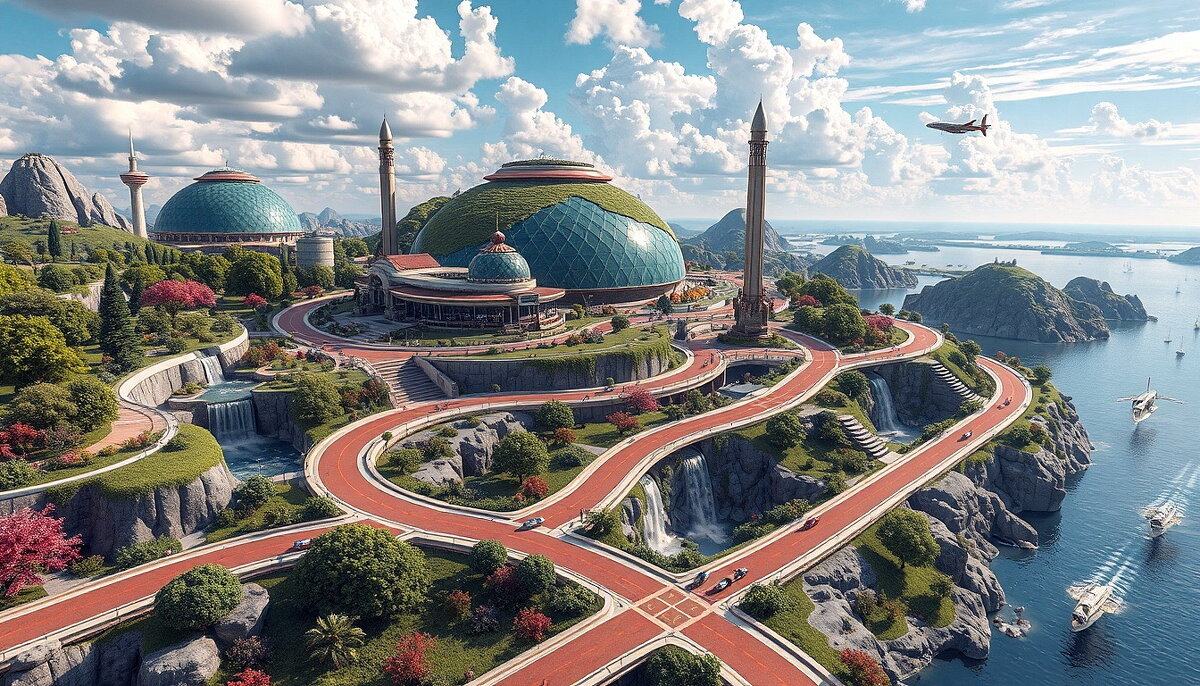 Проект. «Конец 21 века. Новые города ближайшего будущего» (13) - Игорь Питерский Проект. «Конец 21 века. Новые города ближайшего будущего» (13) - Игорь Питерский