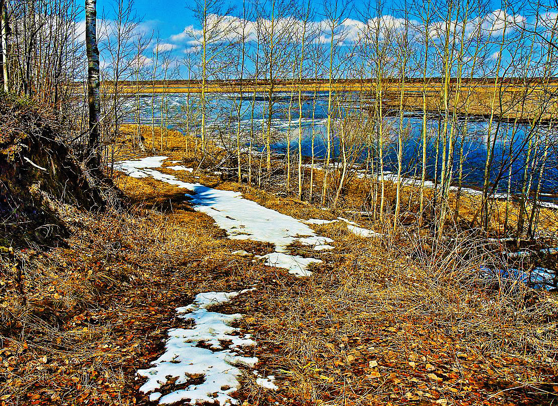 Май..Ледоход на протоке Чеускина! - Владимир 