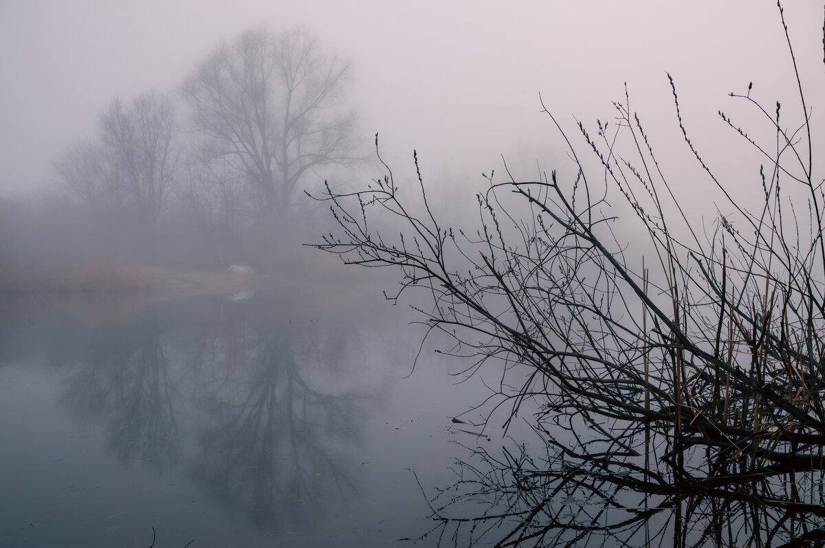 Утренний, туманный пейзаж - Сергей В Утренний, туманный пейзаж - Сергей В