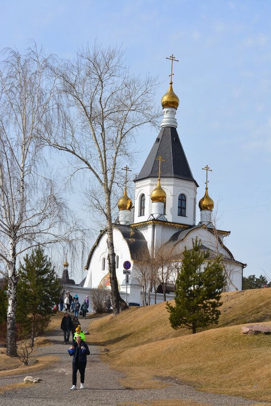 Храм Успенского мужского монастыря в Красноярске - Светлана Грызлова Храм Успенского мужского монастыря в Красноярске - Светлана Грызлова