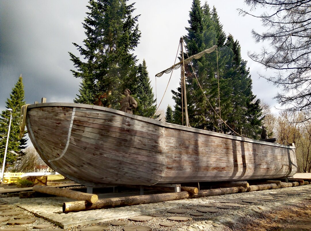 копия исторической лодки «Тихвинка», - Сергей Кочнев копия исторической лодки «Тихвинка», - Сергей Кочнев