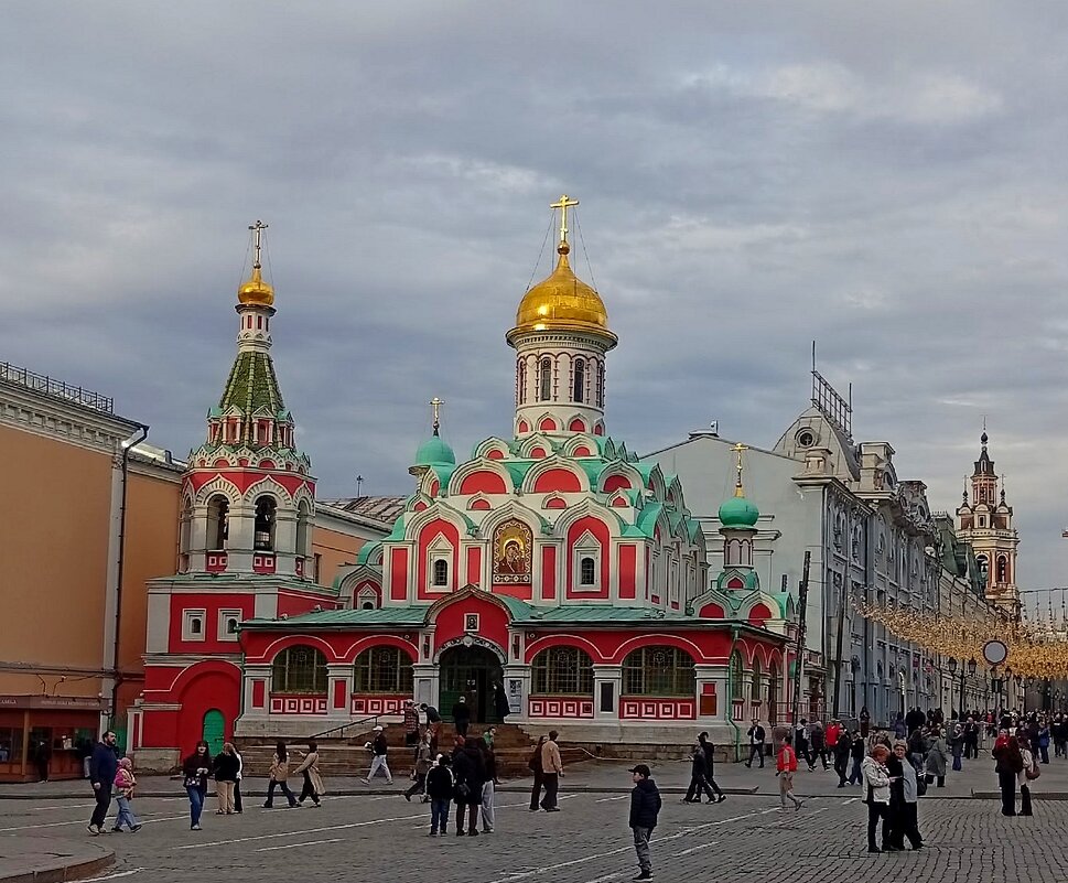 Собор Казанской Иконы Божией Матери на Красной площади.. Москва. Апрель. - Наталья ***