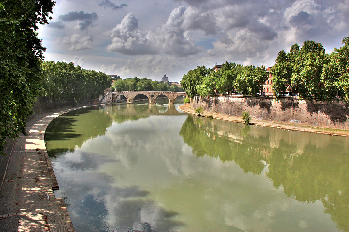 Весенний Тибр. Рим - Сергей Сомихин Весенний Тибр. Рим - Сергей Сомихин