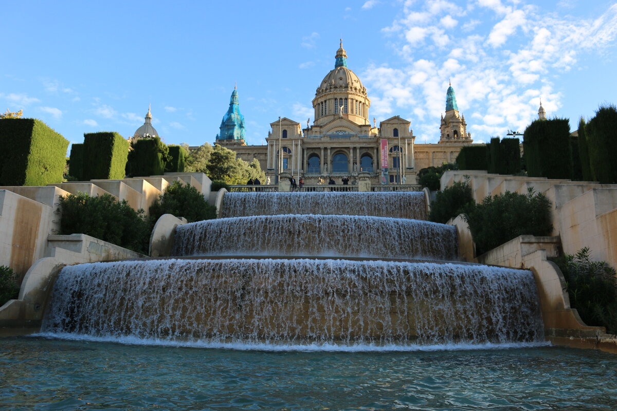 Фонтаны у национального музея Каталонии - Ольга 