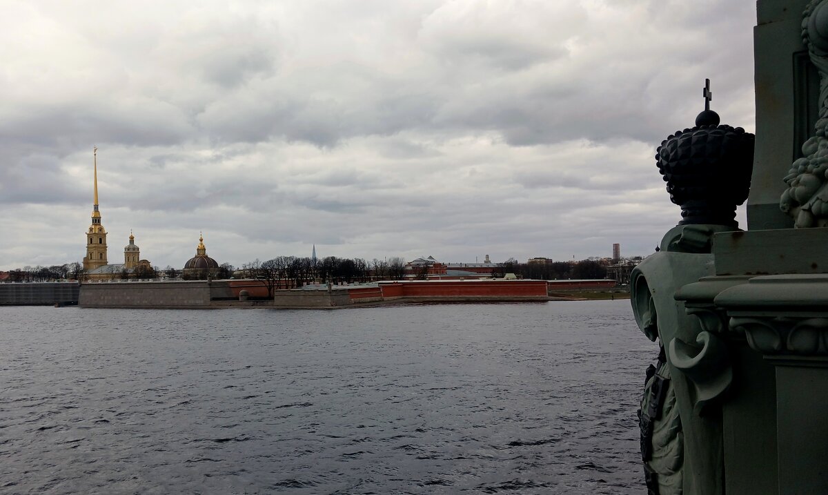 Вид на Петропавловку с Троицкого моста - Наталья Герасимова