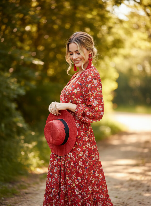 Женщина в красном - Галина Бочарова