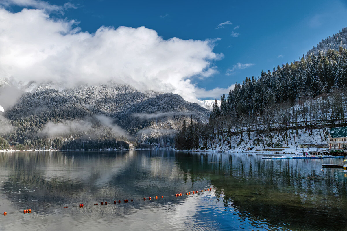 Озеро Рица. Абхазия. - Дина Евсеева