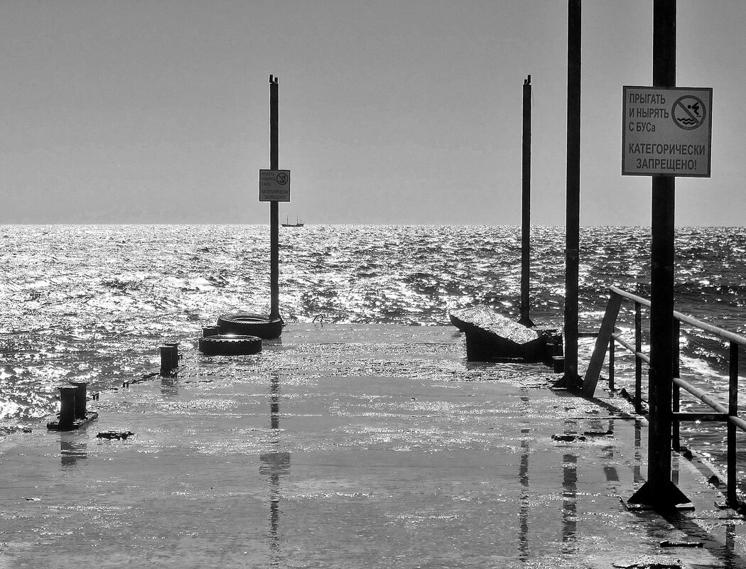 ...БУС( причал? пирс?)  в Новом Свете.... - galalog galalog