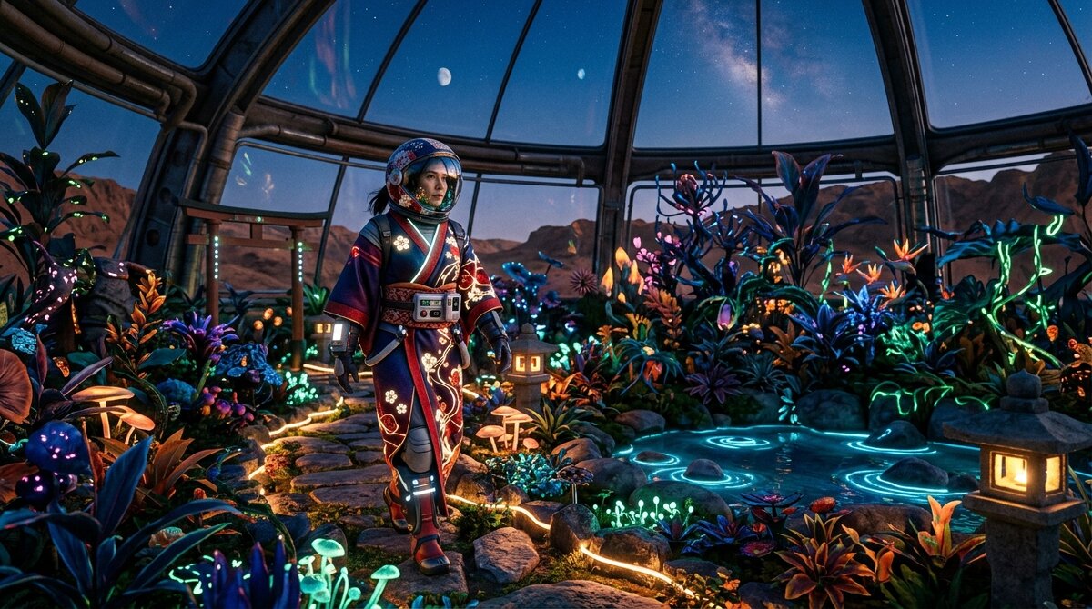 В марсианском саду. - Argaman Табашник