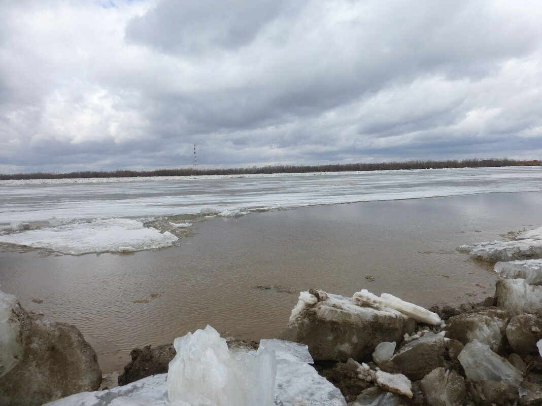 Май...Ледоход на Юганской Оби! - Владимир 