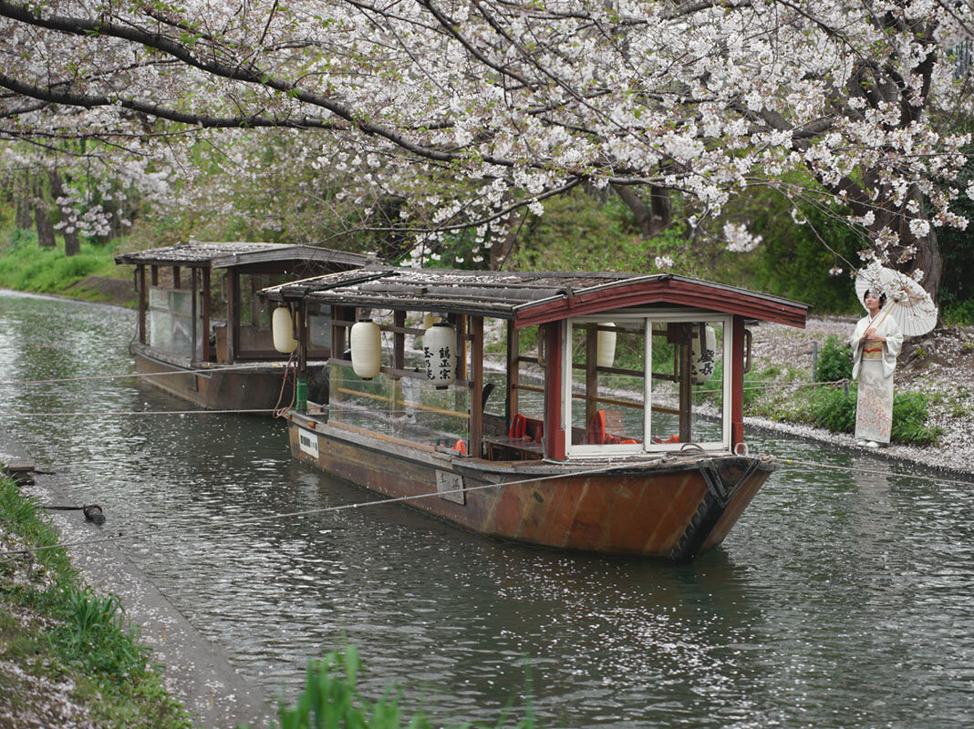 Прогулочные лодки в Киото. - Liliya 