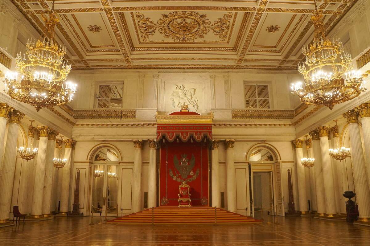 Георгиевский (Большой тронный) зал Зимнего дворца - zavitok *