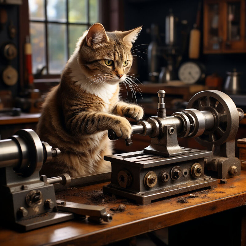 Кот работает. - Михаил Елочкин