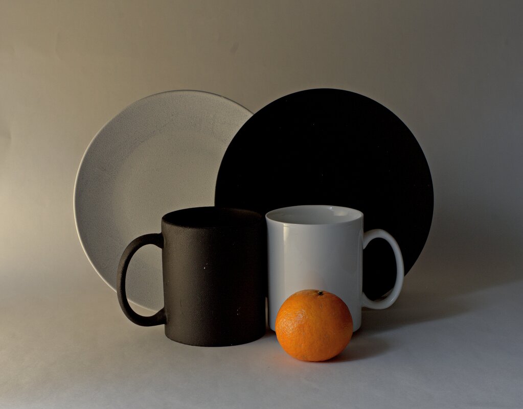 Концептуальный минимализм, Серия Аллегории . Инь -Ян и мандарин - Виктор Савельев