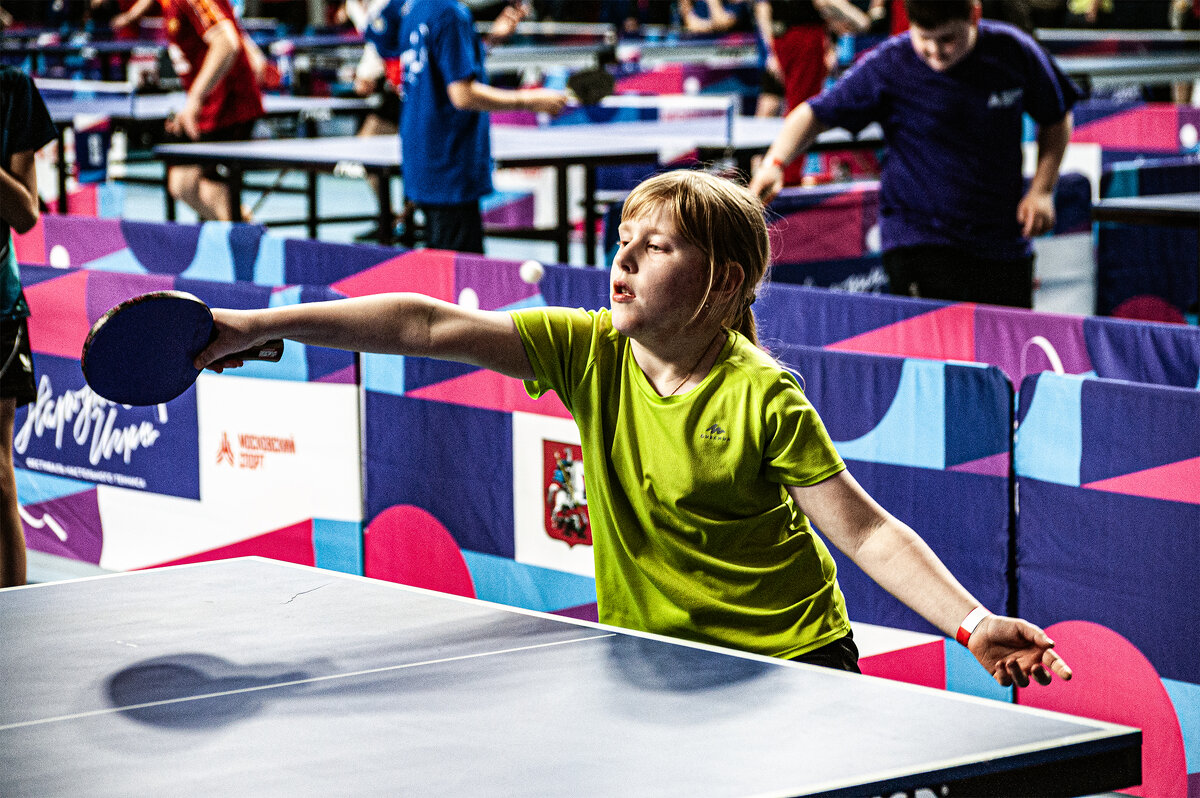 Турнир по настольному теннису в Лужниках во Дворце Дружбы. "Народные игры" 2026 - Юрий Яньков