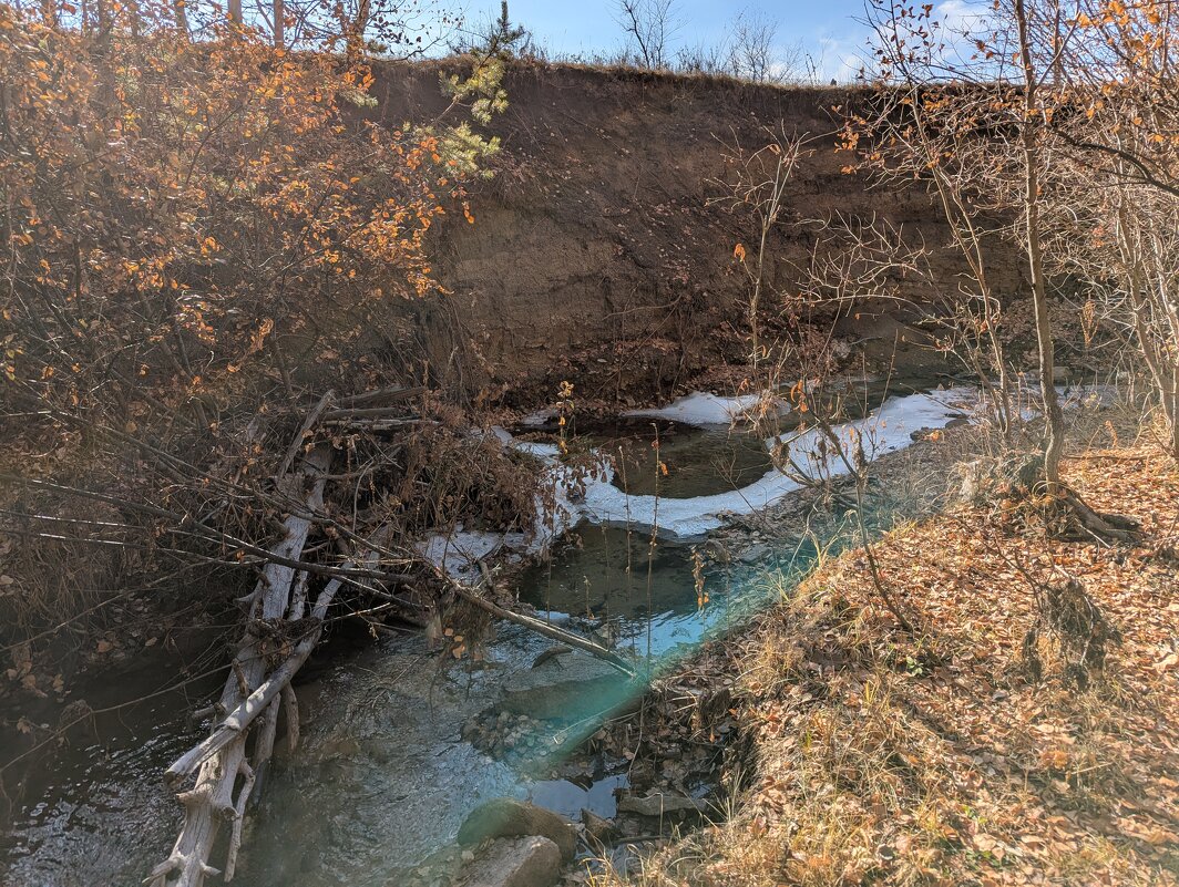 Осень на лесной речкн - Андрей Хлопонин