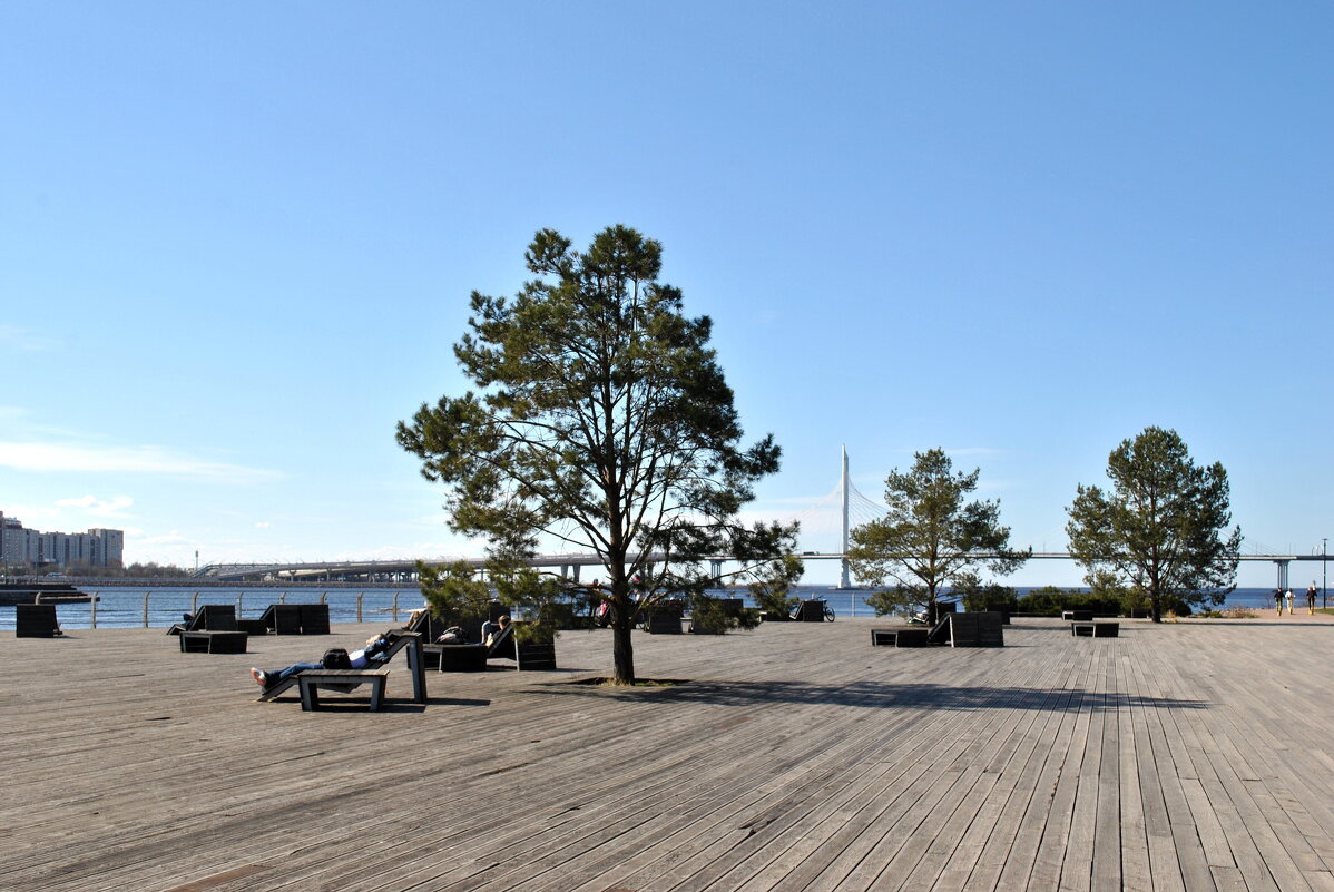 Деревянная набережная - AleksSPb Лесниченко