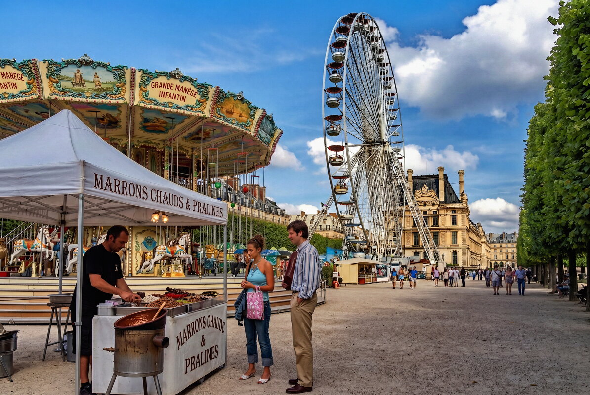 Жаренные каштаны в саду Тюильри... - Николай Рубцов