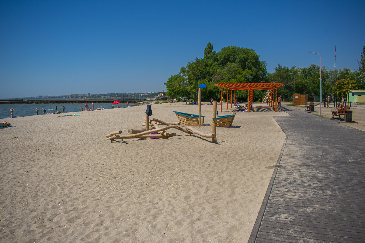 пляж ,полдень, море. - petyxov петухов