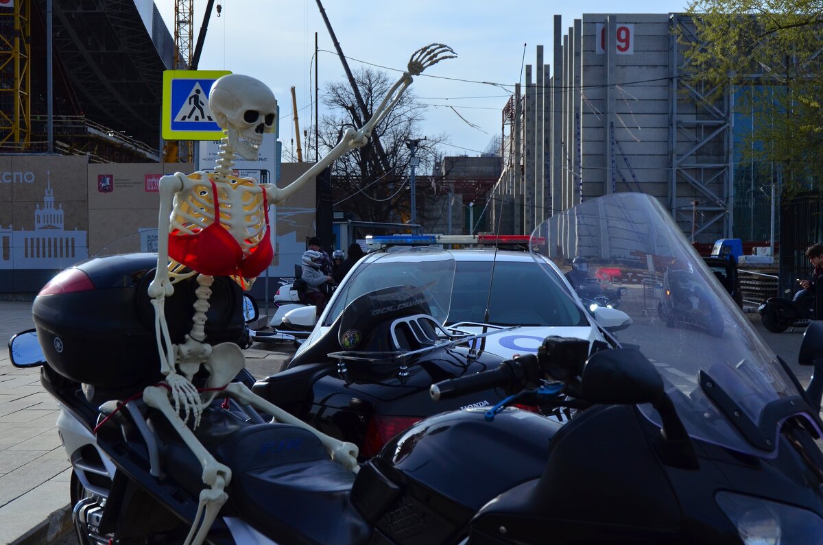 Байкеры с юмором. - Наталья Вязигина