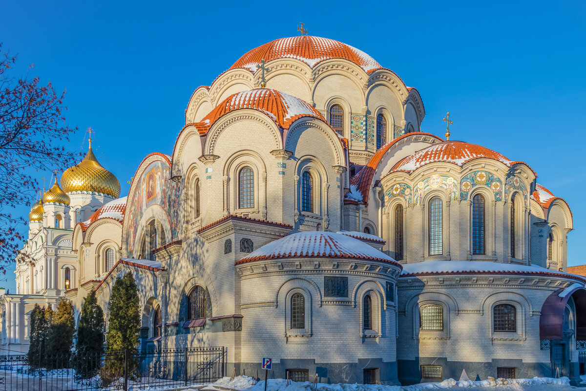 Казанская церковь Воскресенского Новодевичьего монастыря в Петербурге (ракурс 2). - Игорь Викторов