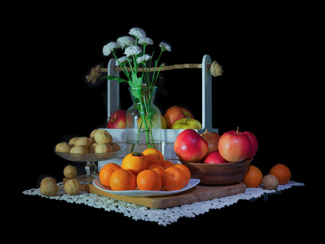 Мандарины и яблоки. - Serj Korinkevich