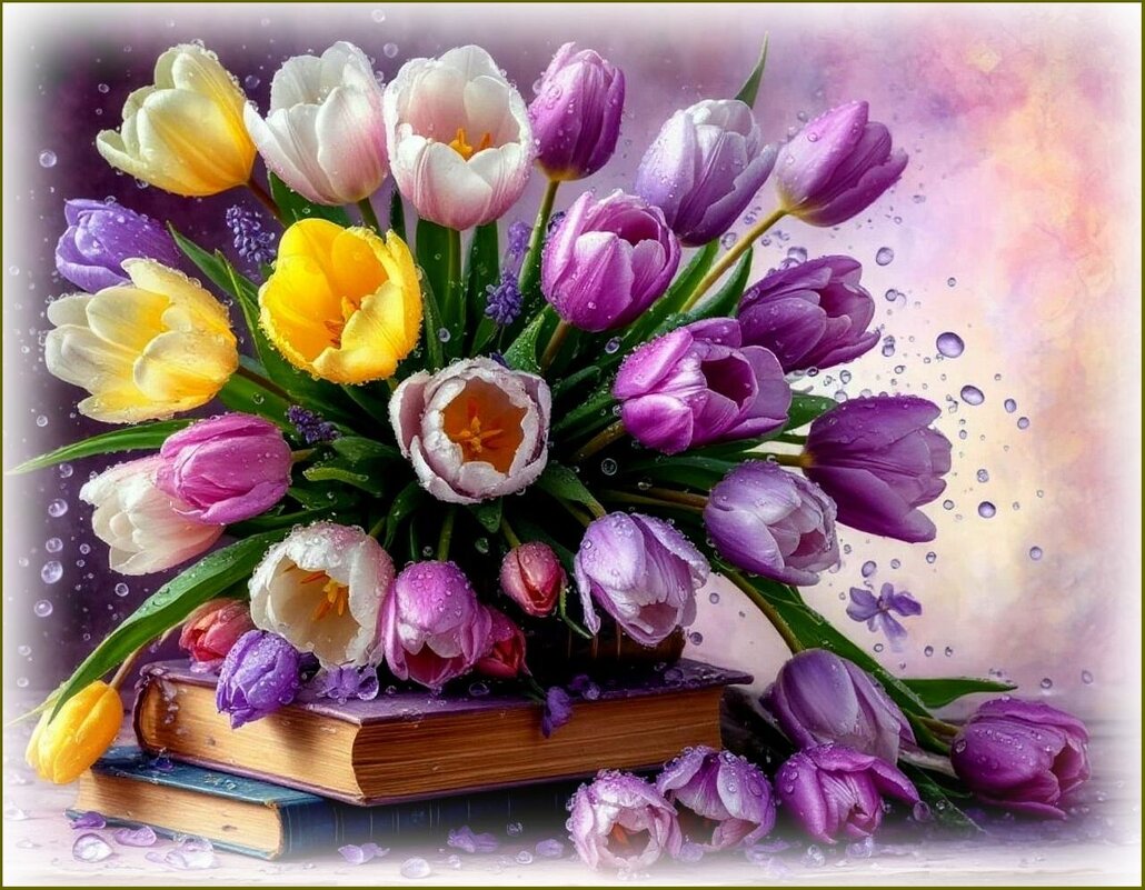 Букет тюльпанов ... - Валентина Надсон