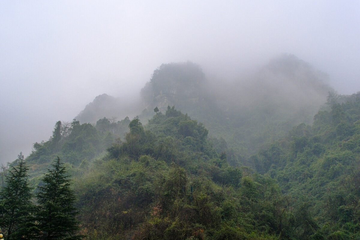 Горы Тяньаньмэнь в тумане (2) - Георгий А